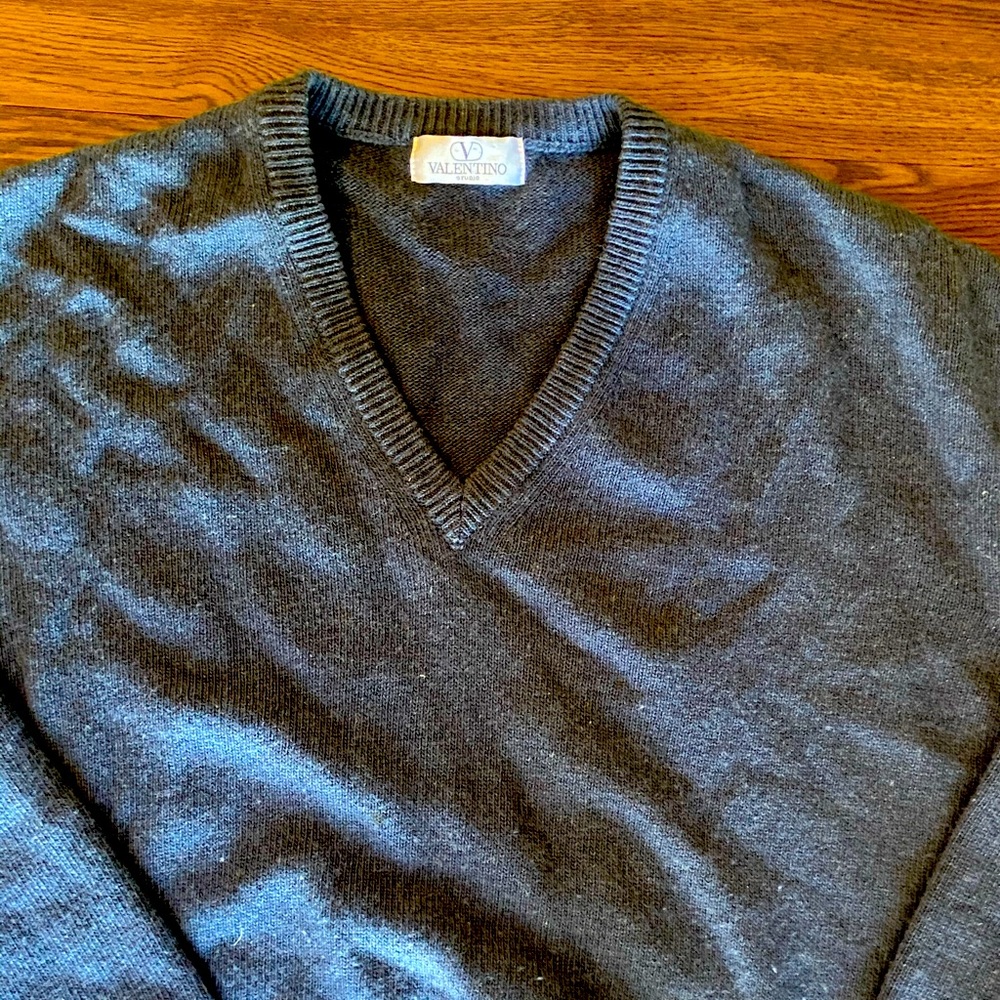Valentino V neck sweater